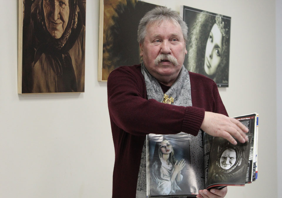 Выставка могилевского фотохудожника Мирона Щудло открылась в частной галерее Могилева. Фото