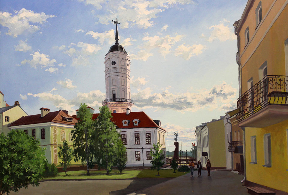 Выставка картин по итогам международного пленэра открылась в музее Павла Масленикова. Фото