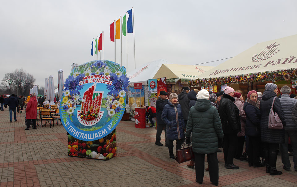 Большая праздничная ярмарка работает в Могилеве. Фото