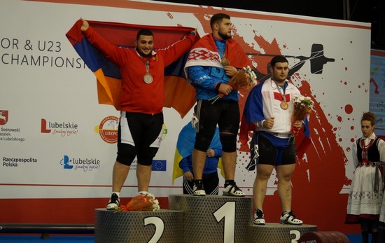 Представитель Могилевщины выиграл «золото» на юниорском чемпионате Европы по тяжелой атлетике