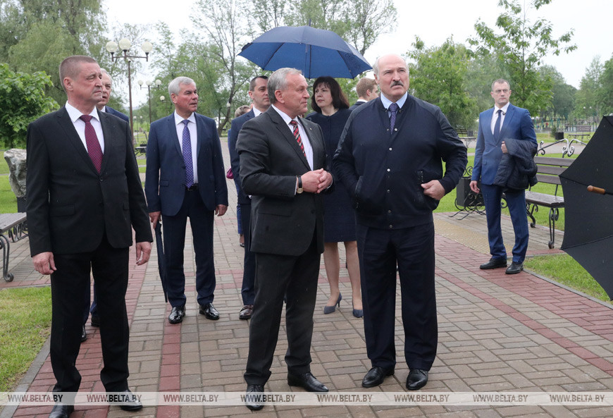 Лукашенко положительно оценил работы по развитию и благоустройству Могилева
