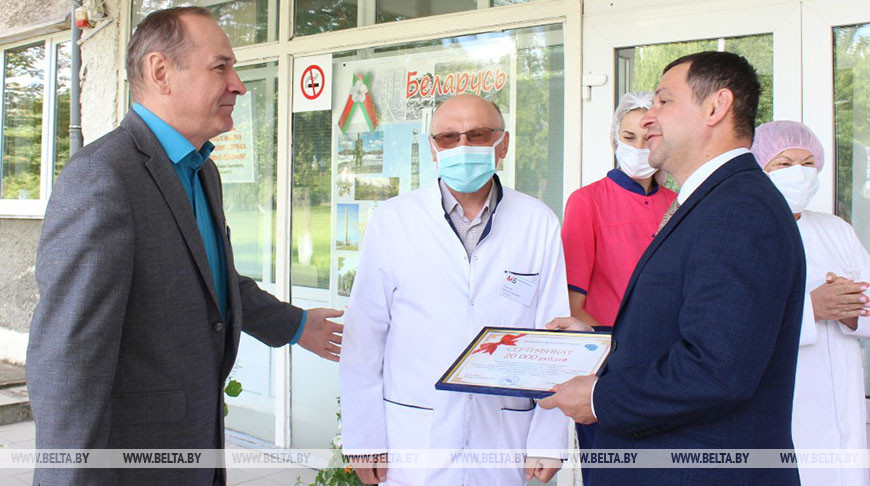 Профсоюзы оказали помощь медучреждениям Могилева