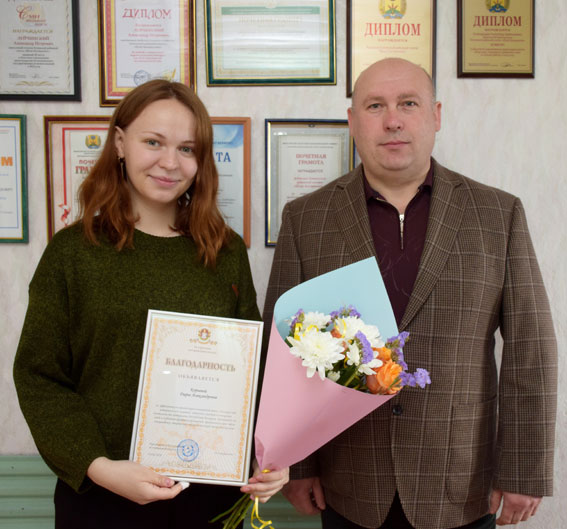 Главный редактор хотимской районки «Шлях Кастрычнiка» получила благодарность от БНП