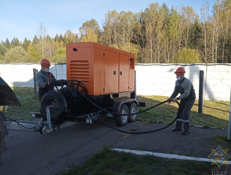 Практические учения по ликвидации ЧС прошли в Чаусском районе