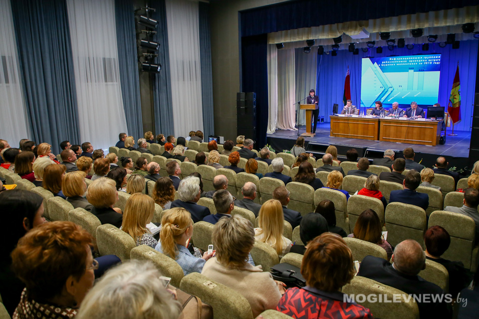 В Могилеве состоялась областная коллегия главного управления идеологической работы и по делам молодежи. Фото