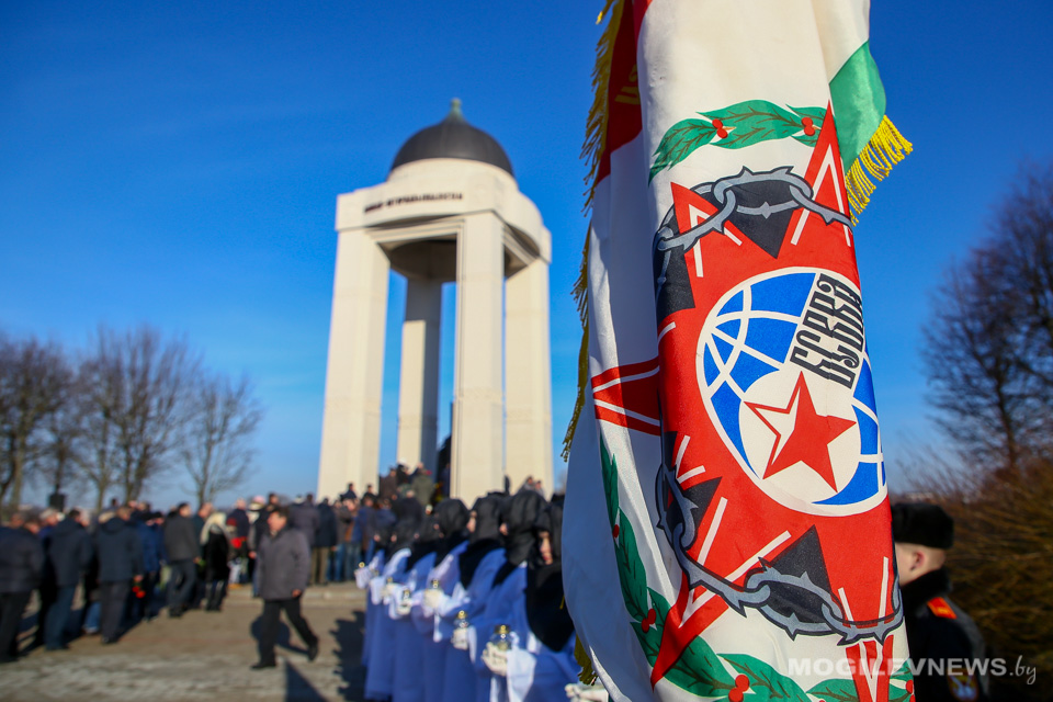 Митинг, посвященный годовщине вывода советский войск из Афганистана, прошел в Могилеве. Фото