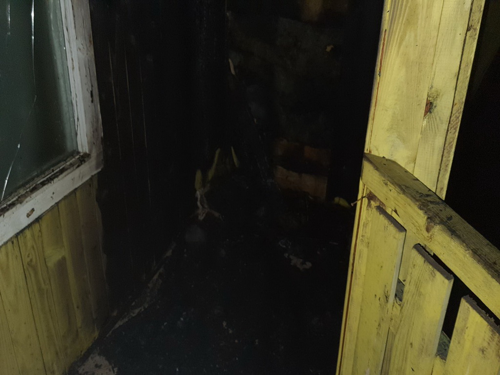 Не затушенный окурок привел к пожару в Кричевском районе. Фото