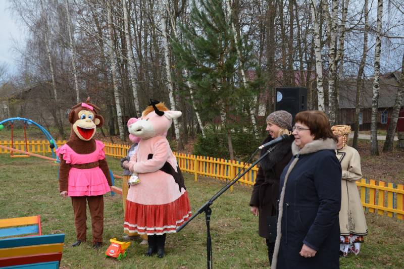 Две детские площадки появились в Кричевском районе