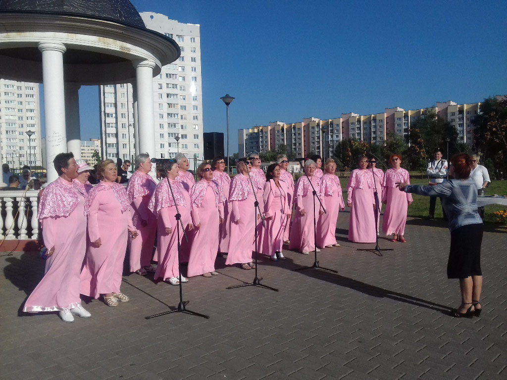 Коллективы художественного творчества учреждений культуры и образования города Бобруйска выступили в Молодежном парке. Фото