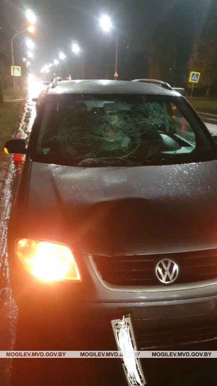 Volkswagen в Бобруйске сбил пешехода