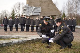 Могилевский институт МВД присоединился к международной акции памяти «Во славу общей Победы»