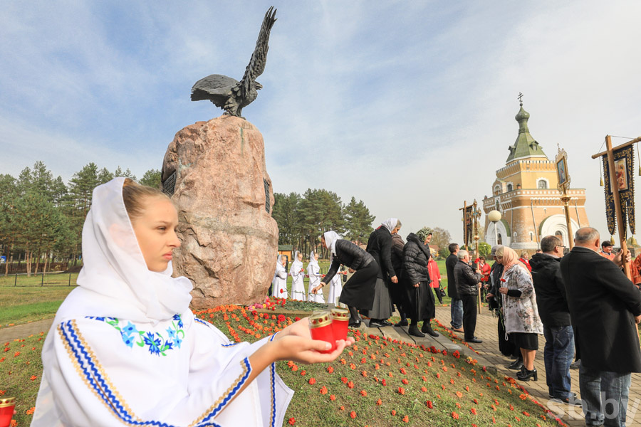 Духовно-культурная акция «Лесная - место воинской славы» прошла в агрогородке Лесная Славгородского района