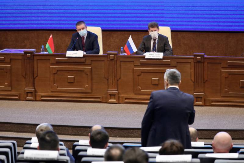 Белорусская делегация во главе с Леонидом Зайцем посещает Приморский край
