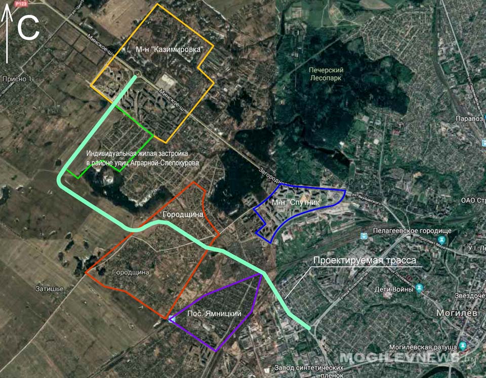 Улицы Ямницкую и Пысина в Могилеве соединят до конца текущего года