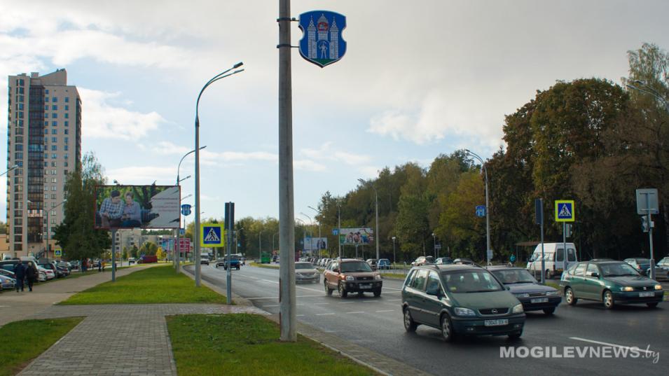 От улицы Сурганова до улицы Пысина в Могилеве увеличено количество полос для движения. Видео