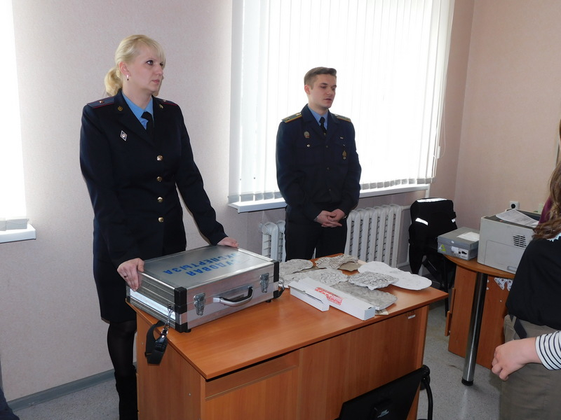 Урок криминалистики провели для школьников в Могилеве судебные эксперты