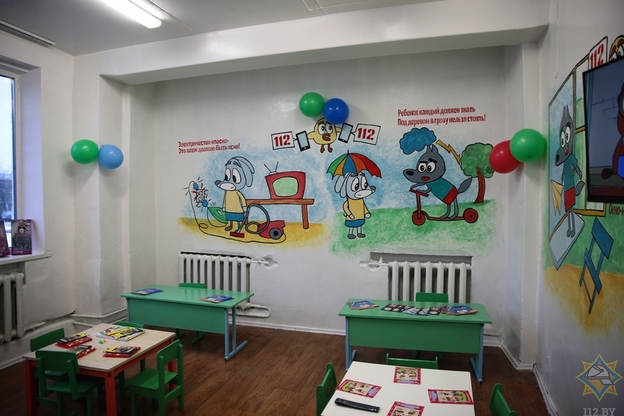 В Климовичской больнице открылась имиджевая комната МЧС