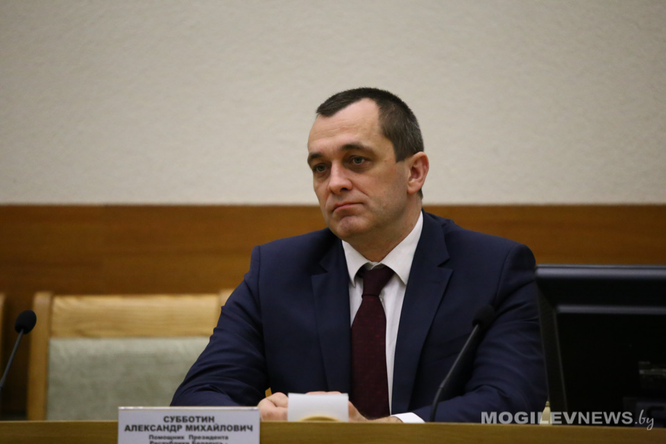Новый помощник Президента - инспектор по Могилевской области официально представлен в облисполкоме. Фото