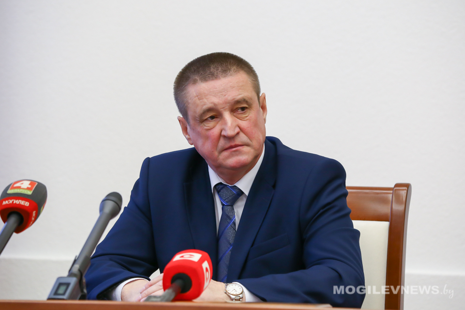 Председатель Могилевского облисполкома провел пресс-конференцию для СМИ