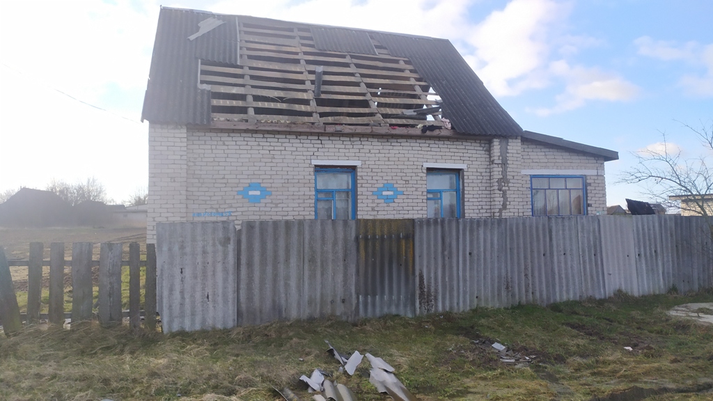 Девять населенных пунктов пострадали в Могилевской области из-за сильного ветра