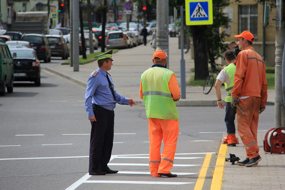 На улице Ленинской в Могилеве изменена организация дорожного движения. Фото