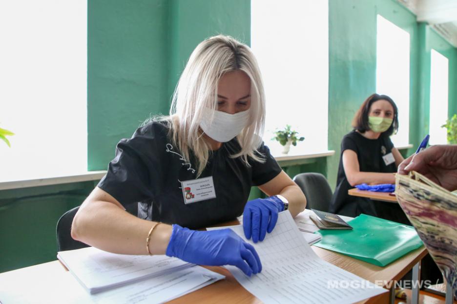 4,66% составила явка избирателей в первый день досрочного голосования в Могилевской области
