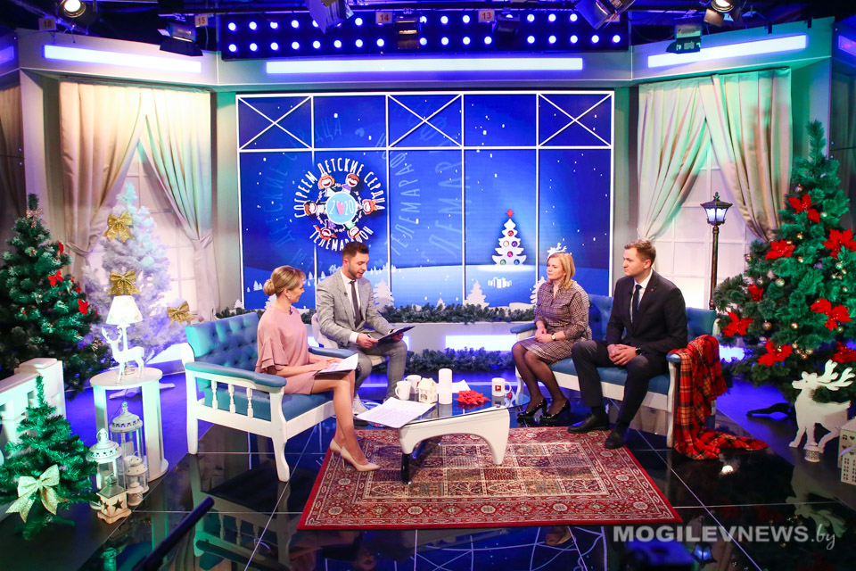 Благотворительный телемарафон «Согреем детские сердца» проходит в Могилевской области. Фото