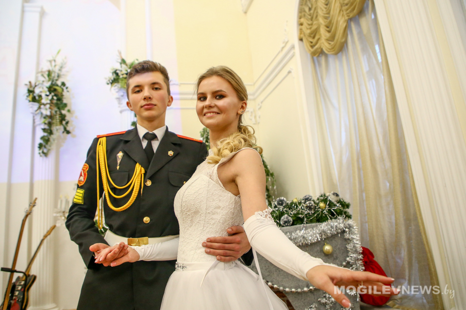 Десятый кадетский бал прошел  в Могилеве. Фото