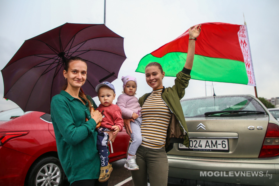 В Могилеве состоялся автопробег "За Беларусь!". Фото