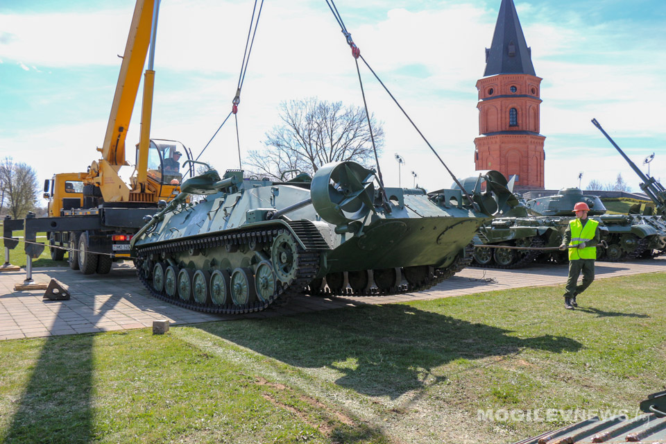 Новый экспонат появился на Буйничском поле. Фото