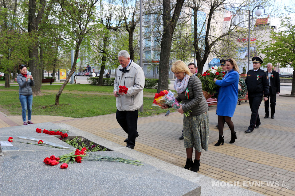 Память Героя Советского Союза генерал-майора Лазаренко почтили в Могилеве