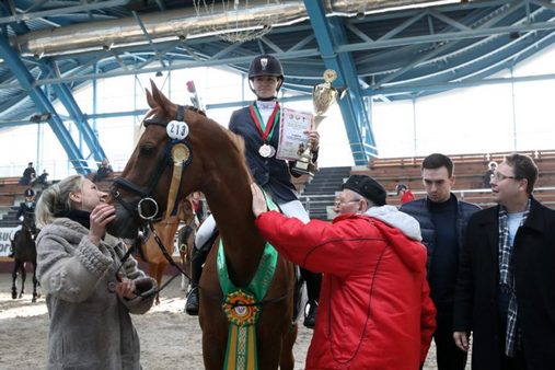 Могилевская всадница стала чемпионкой Беларуси по конному троеборью
