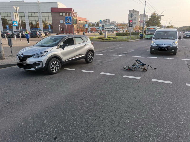 71-летний велосипедист в Могилеве попал под колеса Renault
