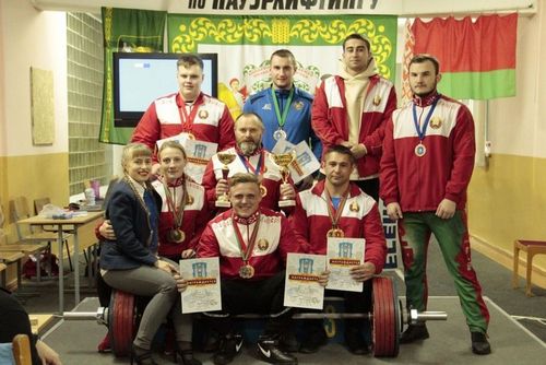 Команда БГСХА стала первой в общекомандном зачете на чемпионате Могилевской области по пауэрлифтингу
