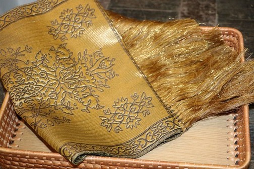 Копии знаменитых слуцких поясов демонстрируются в Дрибинском историко-краеведческом музее