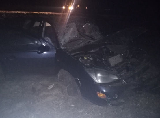 «Форд» в Шкловском районе съехал в кювет и врезался в дерево