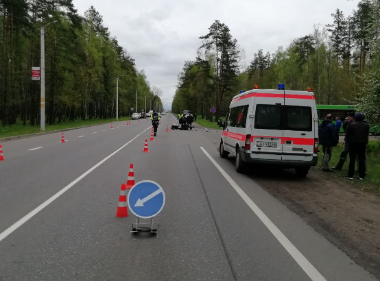 В Бобруйске в ДТП погиб мотоциклист