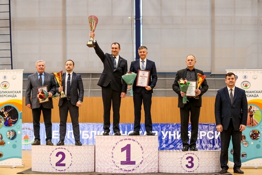 Команде БРУ вручены награды победителя Республиканской универсиады-2019
