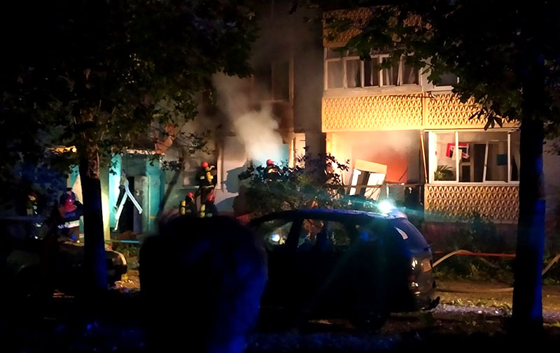 Бытовой газ взорвался в девятиэтажке в Бобруйске. Есть пострадавшие