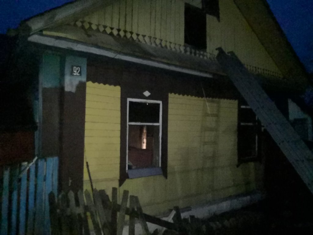 Женщина погибла при пожаре в Кличеве