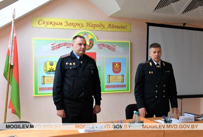 Личному составу Костюковичского РОВД представлен новый начальник райотдела