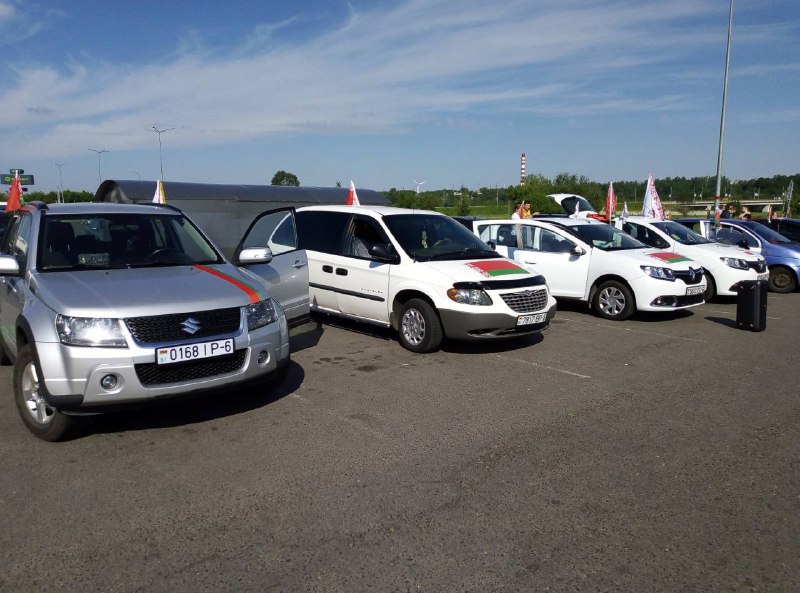 Стартовал автопробег «За единую Беларусь!» по маршруту Могилев-Гомель