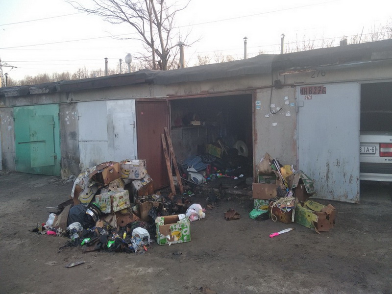 Пожар сухой растительности тушили за гаражным кооперативом «Техноприбор» в Могилеве