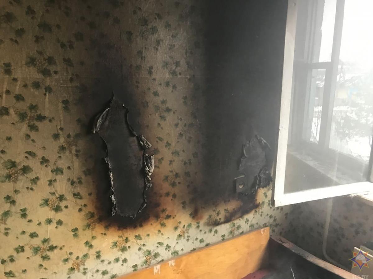 На пожаре в Славгороде спасли мужчину