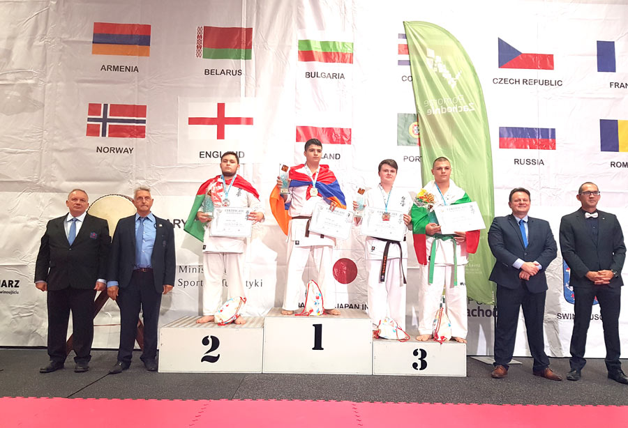 Могилевские спортсмены  завоевали медали на 34-м чемпионате Европы по киокушин карате