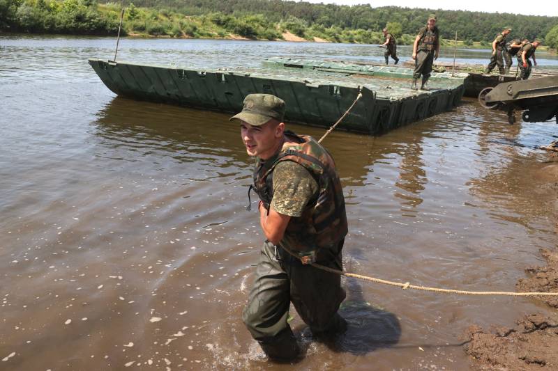 Белорусские инженерные войска в Могилевском районе готовятся к АрМИ
