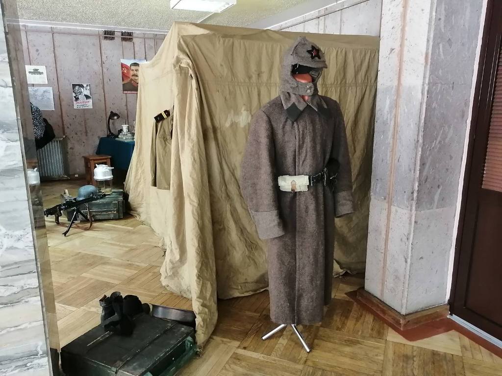 Выставка обмундирования проходит во Дворце искусств Бобруйска