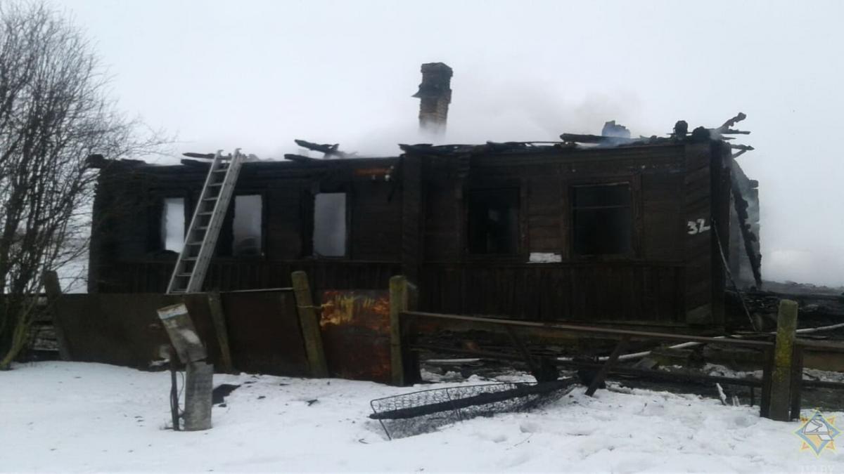 На пожаре в Кричевском районе погиб мужчина