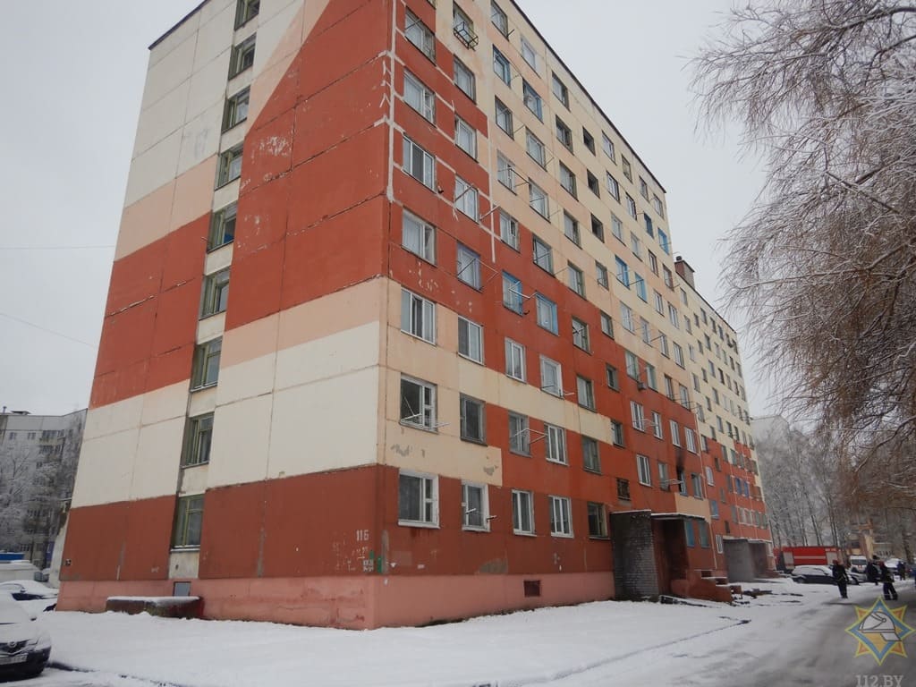 Из-за пожара в общежитии в Могилеве эвакуировали 29 человек