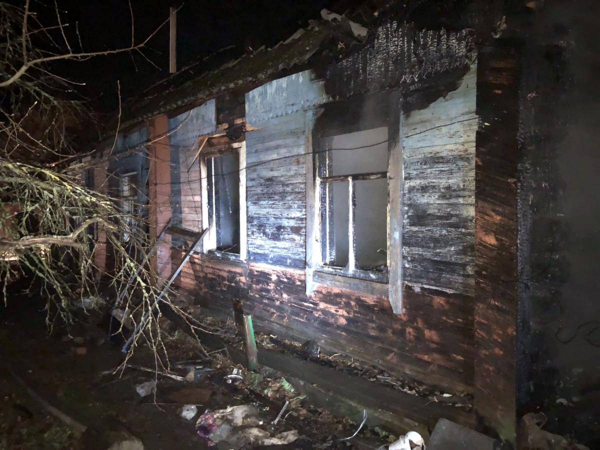 В Кличевском районе на пожаре погиб мужчина